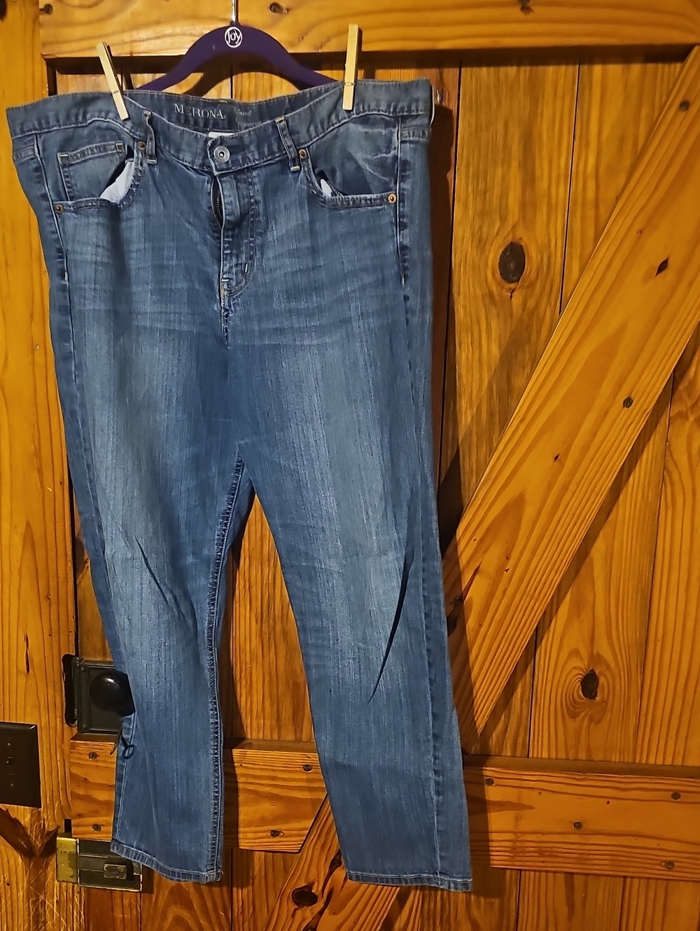 Merona Blue Midwash Ankle Jeans
